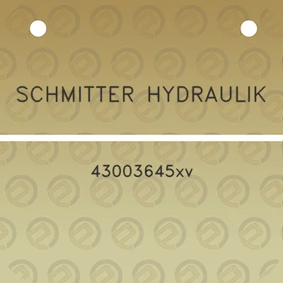 schmitter-hydraulik-43003645xv