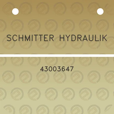 schmitter-hydraulik-43003647