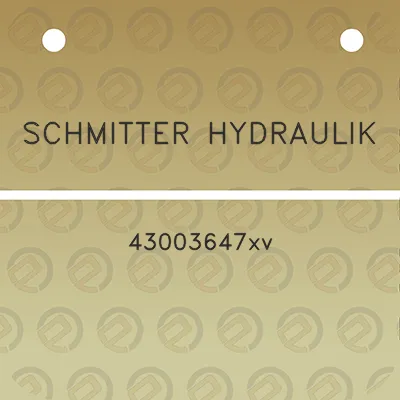 schmitter-hydraulik-43003647xv