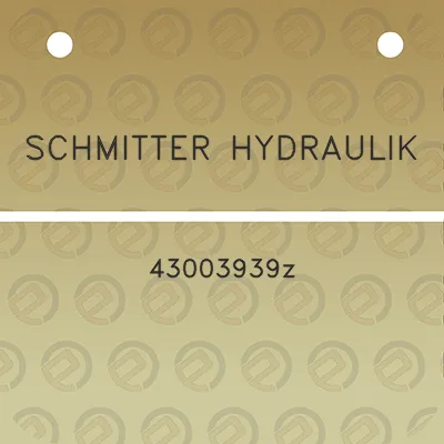 schmitter-hydraulik-43003939z