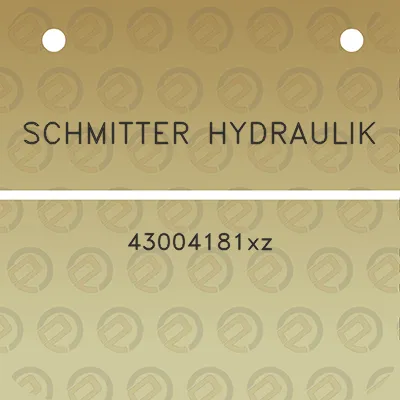 schmitter-hydraulik-43004181xz