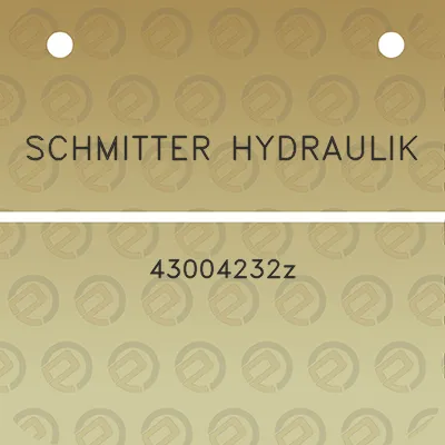 schmitter-hydraulik-43004232z