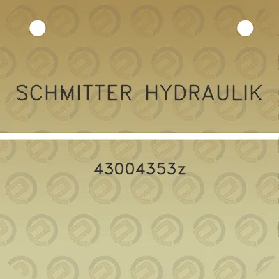 schmitter-hydraulik-43004353z