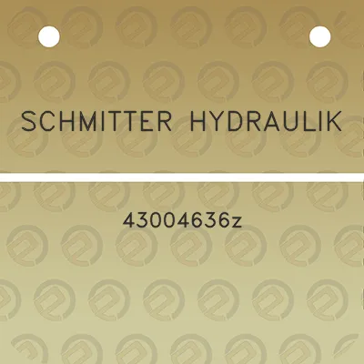 schmitter-hydraulik-43004636z