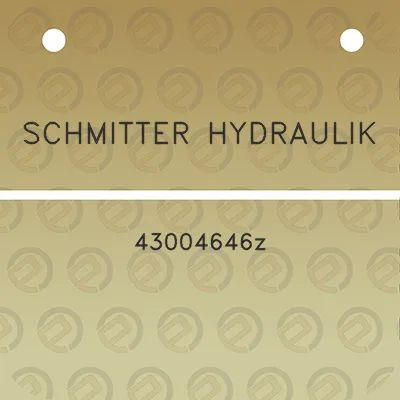 schmitter-hydraulik-43004646z