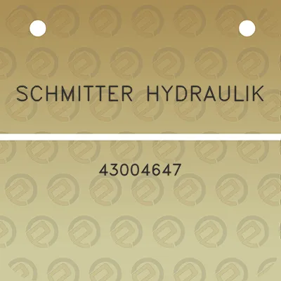 schmitter-hydraulik-43004647