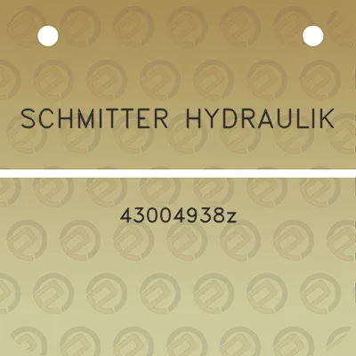 schmitter-hydraulik-43004938z