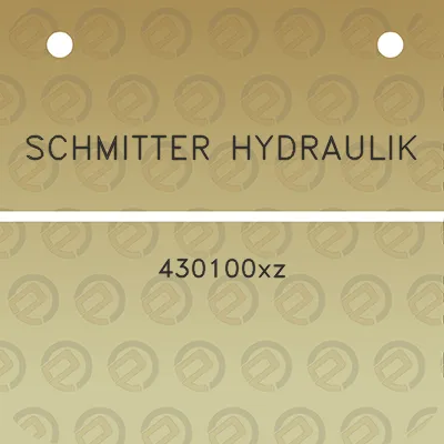 schmitter-hydraulik-430100xz