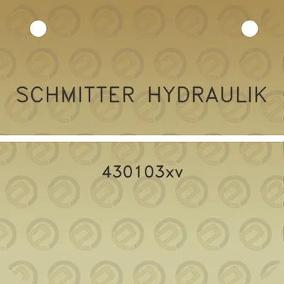 schmitter-hydraulik-430103xv