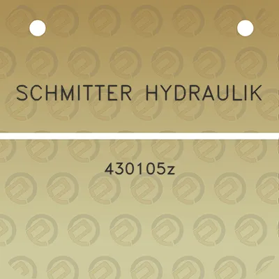 schmitter-hydraulik-430105z