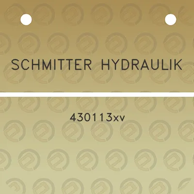 schmitter-hydraulik-430113xv