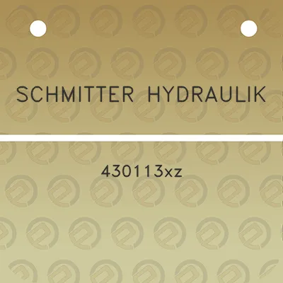 schmitter-hydraulik-430113xz