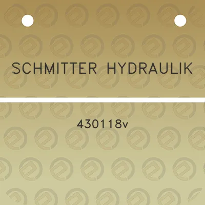 schmitter-hydraulik-430118v