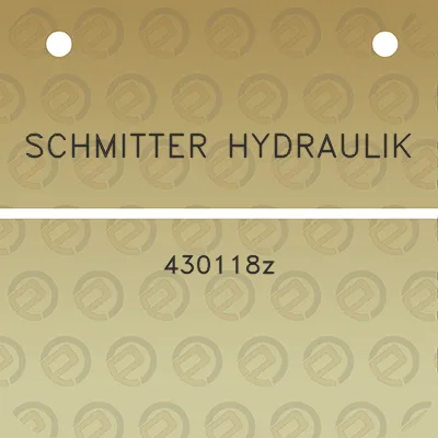 schmitter-hydraulik-430118z