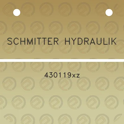 schmitter-hydraulik-430119xz