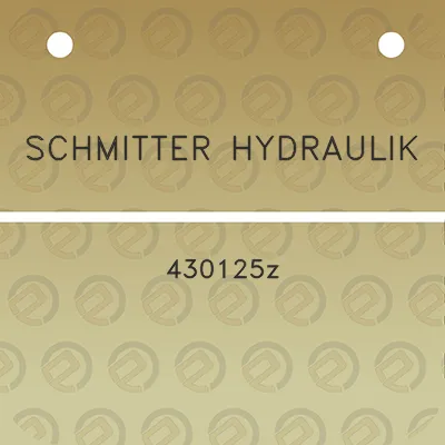 schmitter-hydraulik-430125z