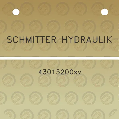 schmitter-hydraulik-43015200xv