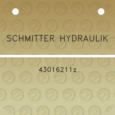 schmitter-hydraulik-43016211z