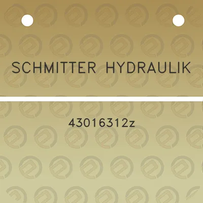 schmitter-hydraulik-43016312z