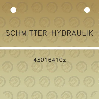 schmitter-hydraulik-43016410z