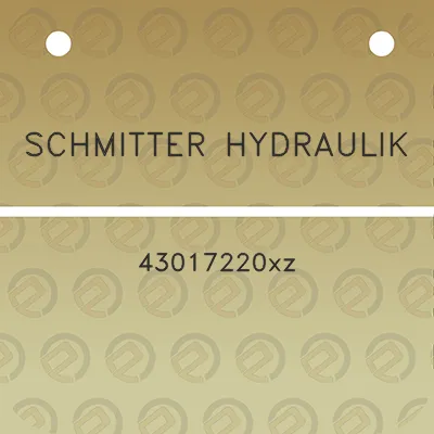 schmitter-hydraulik-43017220xz