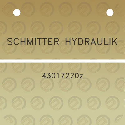 schmitter-hydraulik-43017220z