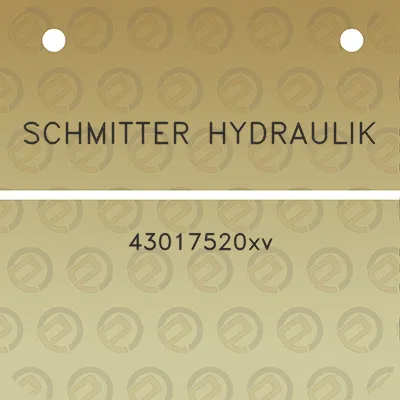 schmitter-hydraulik-43017520xv