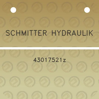 schmitter-hydraulik-43017521z