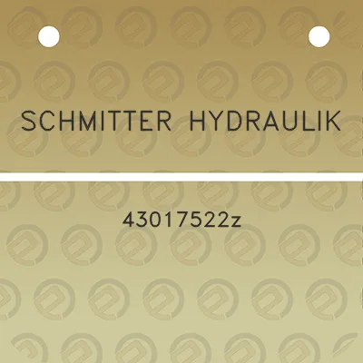 schmitter-hydraulik-43017522z