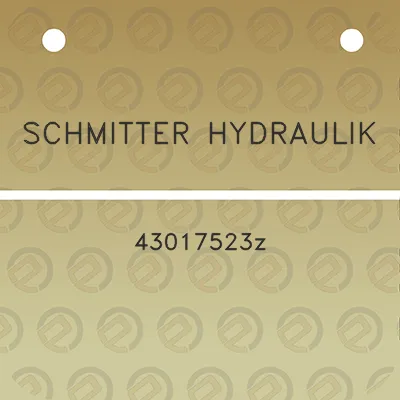 schmitter-hydraulik-43017523z