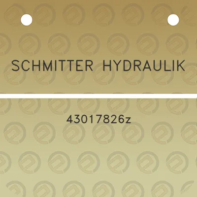 schmitter-hydraulik-43017826z