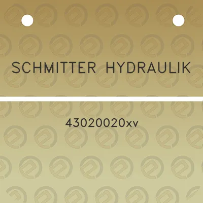 schmitter-hydraulik-43020020xv