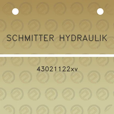 schmitter-hydraulik-43021122xv