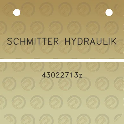 schmitter-hydraulik-43022713z