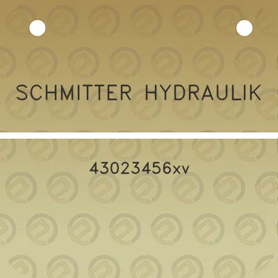 schmitter-hydraulik-43023456xv