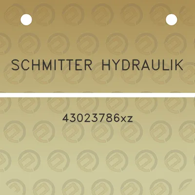 schmitter-hydraulik-43023786xz