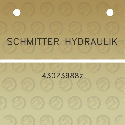 schmitter-hydraulik-43023988z