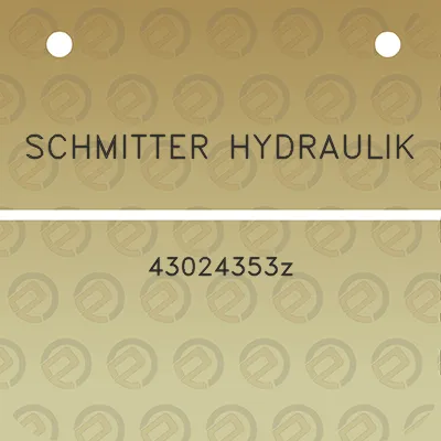 schmitter-hydraulik-43024353z