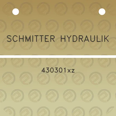 schmitter-hydraulik-430301xz