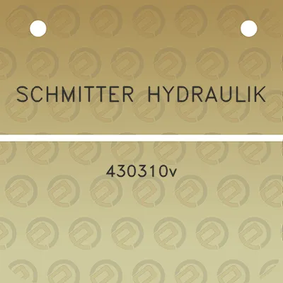 schmitter-hydraulik-430310v