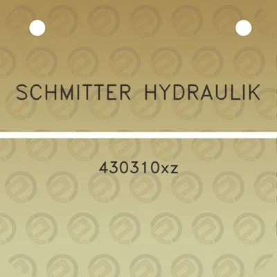 schmitter-hydraulik-430310xz