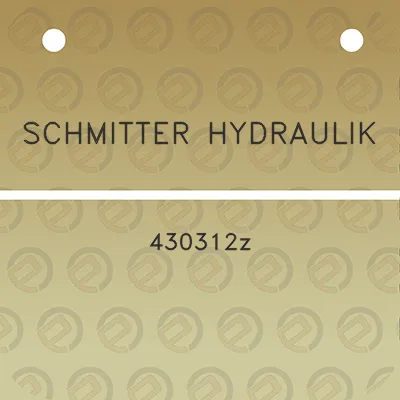 schmitter-hydraulik-430312z