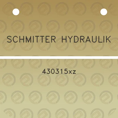 schmitter-hydraulik-430315xz