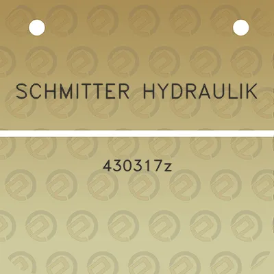 schmitter-hydraulik-430317z