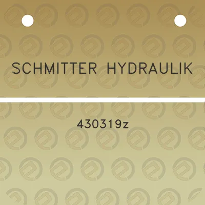 schmitter-hydraulik-430319z