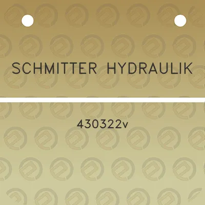 schmitter-hydraulik-430322v