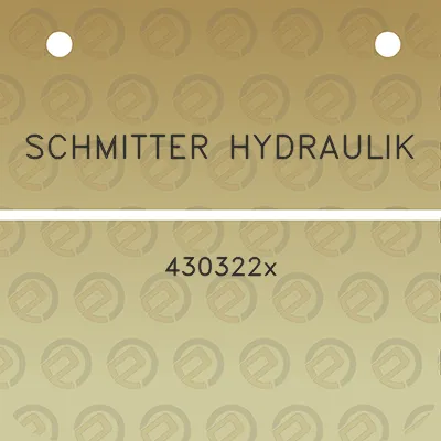 schmitter-hydraulik-430322x