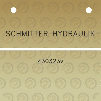 schmitter-hydraulik-430323v