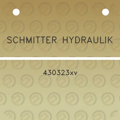 schmitter-hydraulik-430323xv