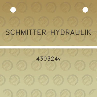 schmitter-hydraulik-430324v